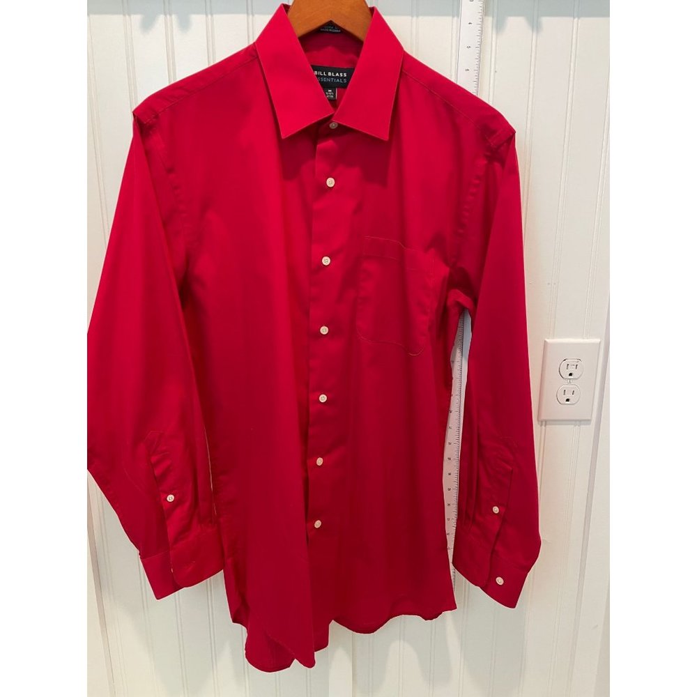 Bill Blass regular fit woven button up dress shirt